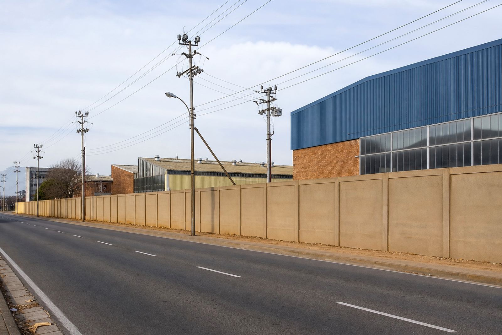 Factory Perimeter Wall