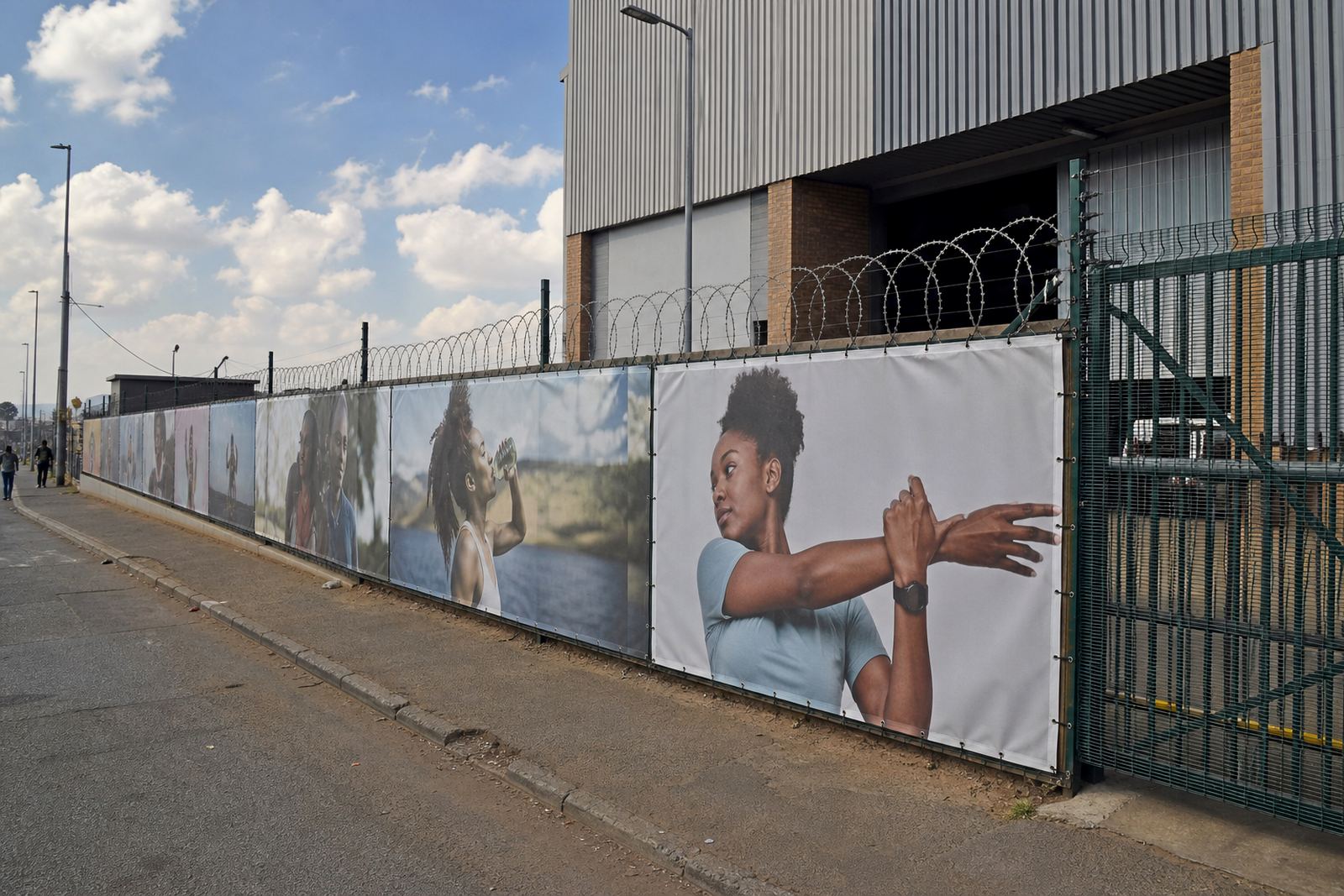 Fence Banner Space