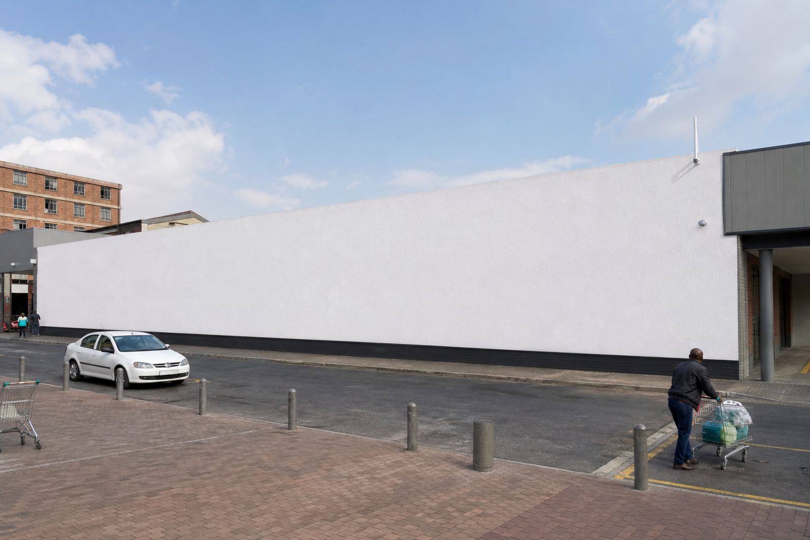 Retail Centre Wall